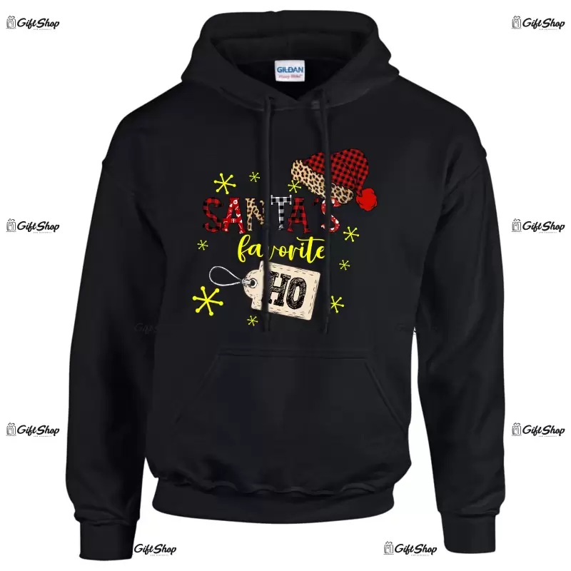 Santa`s favorite, hanorac cu mesaj